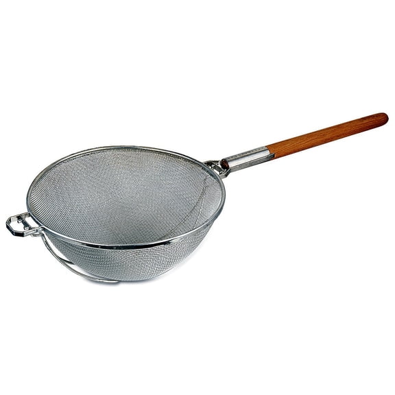 Browne Foodservice 9250 Double Mesh Strainer with 14 Bowl"