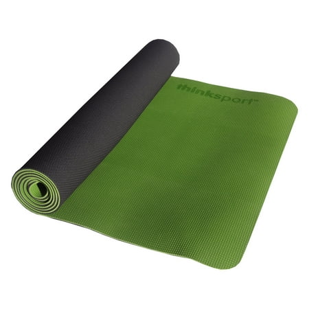 Thinksport Yoga Mat Black Green Walmart Com