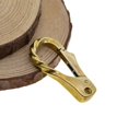 thumbnail image 1 of VONKY Handmade Fine brass twisted Biker Snap Lobster Claw Clasps Hook Keychain DIY, 1 of 9