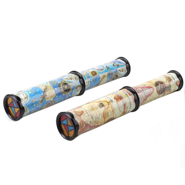 BINGLI Magic Kaleidoscope for Kids Adults 3D Mirror Lens Kaleidoscope Party Favors Stretchable Long Classic Kaleidoscope Toy Educational Science Developmental Toy