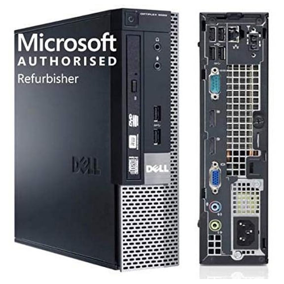 Restored Dell OptiPlex 9020 USFF, Intel Core i3, 8GB DDR3, 240GB SSD, Win10 Pro (Refurbished)