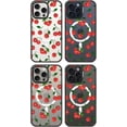 thumbnail image 3 of Magnetic Case for iPhone 15 Pro Max, 10ft Military-Grade Protection, Compatible with Magsafe, Shockproof Phone Case for iPhone 15 Pro Max - Cute Cherry - Clear Black, 3 of 7