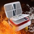 thumbnail image 4 of Coofit Fireproof Document Box Portable: 4-layer Safe File Organizer File Bag with Lock, 4 of 8