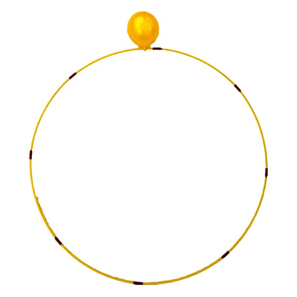 JShteea Anillos Natación para Buceo Piscina Juego Circular Buceo (amarillo Empalmado)