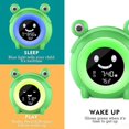 thumbnail image 2 of Reloj despertador para niños, bonito despertador con forma de rana para dormitorio infantil, máquina de sonido, temperatura, reloj despertador digital para niños y niñas, regalos de cumpleaños, 2 of 5