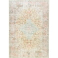 thumbnail image 2 of Wondo 4x6 Area Rug Printed Washable Rugs for Living Room Non-Slip Floor Carpet Soft Boho Vintage Rug Low Pile Water Repellent for Bedroom,Entryway,Kitchen,Indoor, Orange, 2 of 9