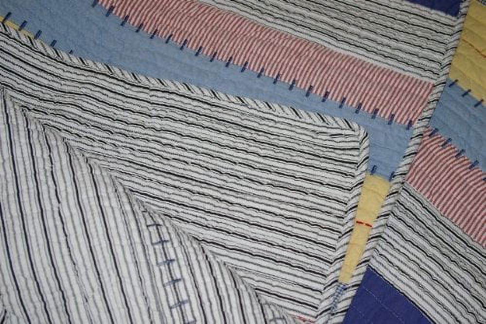 Prairie Stripes Quilt Set, 3-Piece Full/Queen - image 2 of 2
