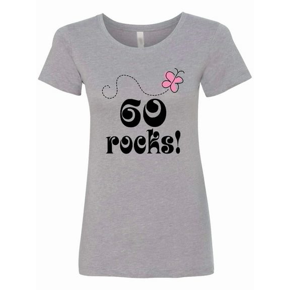 Inktastic 60th Birthday 60 Rocks Women's T-Shirt