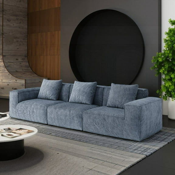 Belfin Modular Sofa - Plush Comfort, Multi-Func | Grey