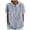 bleu, variante sur DXOUPM Hauts pour Femmes Élégant Col à Revers Imprimé Floral T-Shirt Manches Courtes Vêtements de Mode pour Sortir