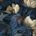 thumbnail image 4 of Designart "Midnight Floral Tapestry" Floral Blackout Curtain Panels, 4 of 4
