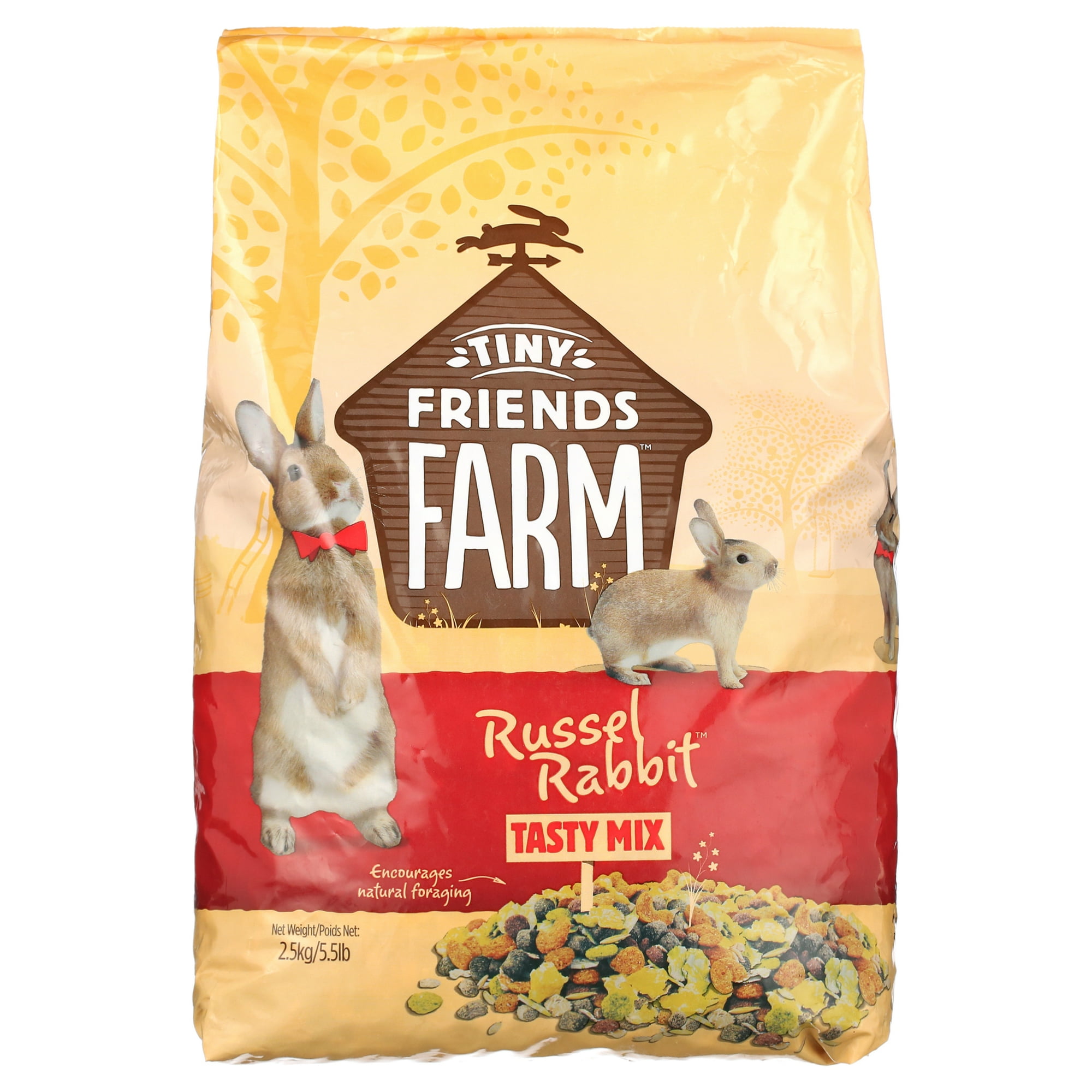 Tiny Friends Farm Russel Rabbit, Food 5.5lb