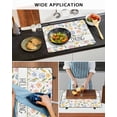 thumbnail image 5 of Large Induction Cooktop Protector Mat Spring Floral Stove Top Covers for Electric Stove, Colorful Flowers Elegant Pastoral Decorative Stove Burner Cover Mats, Glass Top Stove Cover, 5 of 7