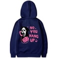 thumbnail image 1 of Sudadera de cuello redondo Scream No You Hang Up, sudaderas con capucha de la cara de los fantasmas, Sudadera con capucha de la película Scream, jersey de Halloween, 1 of 4