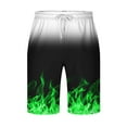 thumbnail image 3 of ZVNAΖH Mens Shorts Clearance Mens Shorts Elastic Waistband with Pockets and Drawstrings Mens Summer Beach Casual Shorts, 3 of 4