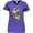 Purple, variant on Inktastic Corky Cow Women's V-Neck T-Shirt