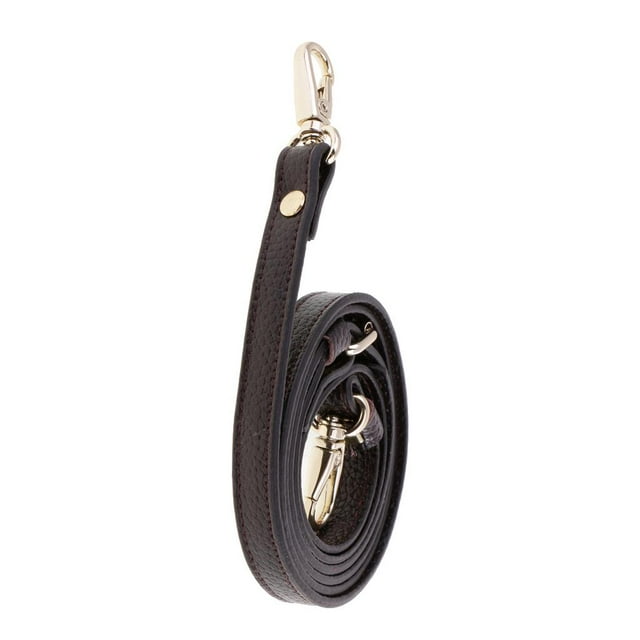Chaîne de Sac à Main en Cuir, Sac à Main - Réglable 130cm, avec Fermoir Mousqueton, Café, comme Décrit