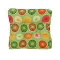 thumbnail image 2 of Blazing Needles Square Tufted Outdoor Chair Cushion, 19 x 19, Beringer Spring, 2 of 2