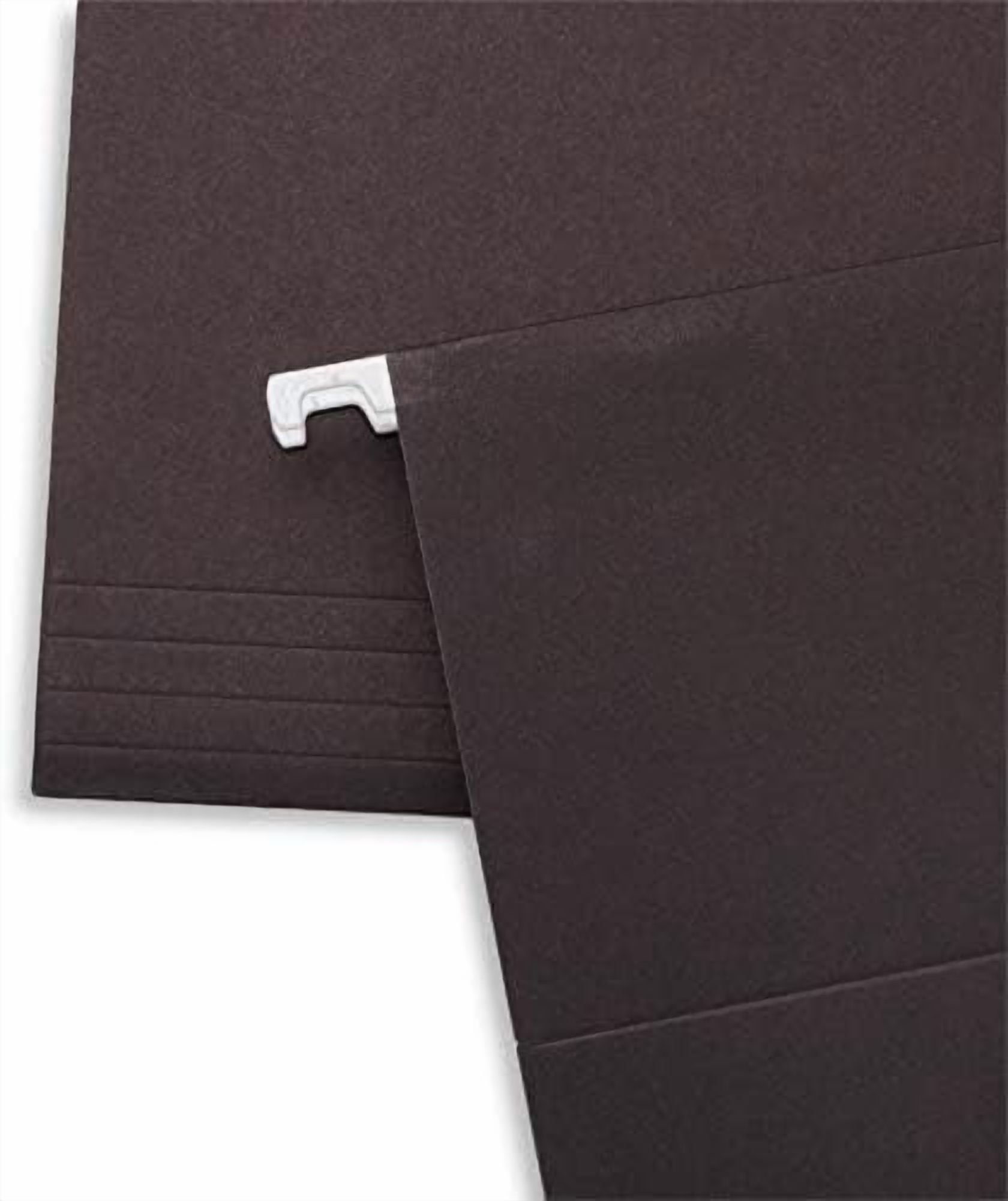 Hanging File Folders, 25 Reinforced Hang Folders, Designed for Home and Office Color Coded File Organization, Letter Size, Black, 25 Pack