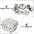 thumbnail image 5 of Worgeous Camping Cooking Equipment 1 Set Silver Round for Backpacking and Outdoor Activities, 5 of 8
