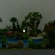 thumbnail image 4 of Yuarrent Modelo de lámpara de vía férrea, musgo, micropaisaje, LED para exteriores, poste de luz de Metal, patios, luz de pista, artesanías, Artesanía Verde (blanco cálido) Yuarrent HA066593-04, 4 of 6