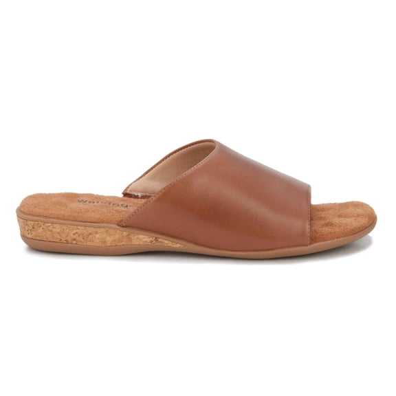 Walking Cradles Wc Cam Women Slip-on Sandal In Luggage Soft Atanado