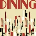 thumbnail image 2 of Grey, Jace 15x15 Black Ornate Wood Framed with Double Matting Museum Art Print Titled - Dining, 2 of 4