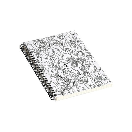 UPC: 0195318336542 | DENY Designs Linear Feminine Essence by Marta Barragan Camarasa Notebook 5.5  x 8.25  Dotted 40