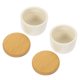 thumbnail image 1 of IDEANATEGRATE 2Ud Cerámico Para Almacenaje De Té Con Fino Y De Bambú, 1 of 6