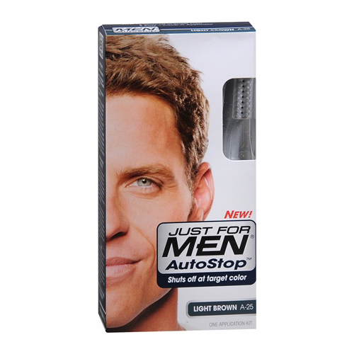 Just For Men Autostop Hair Color Light Brown Kit Walmart Com