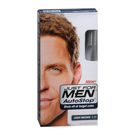 Just For Men Autostop Hair Color Light Brown Kit Walmart Com