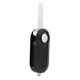 thumbnail image 1 of Remote Key, Black 434MHz Wearproof 3 Button Car Smart Key  For Repair Replacement For  500, 1 of 8
