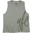 thumbnail image 5 of UFC Womens Cut Out Neck Tank Top, Green, Large, 5 of 5