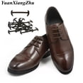 thumbnail image 2 of 12 unids/set 3 tamaños hombres mujeres zapatos de cuero Lazy No Tie cordones elásticos silicona zapato encaje adecuado 3 colores L6China Gao Jinjia LED, 2 of 2