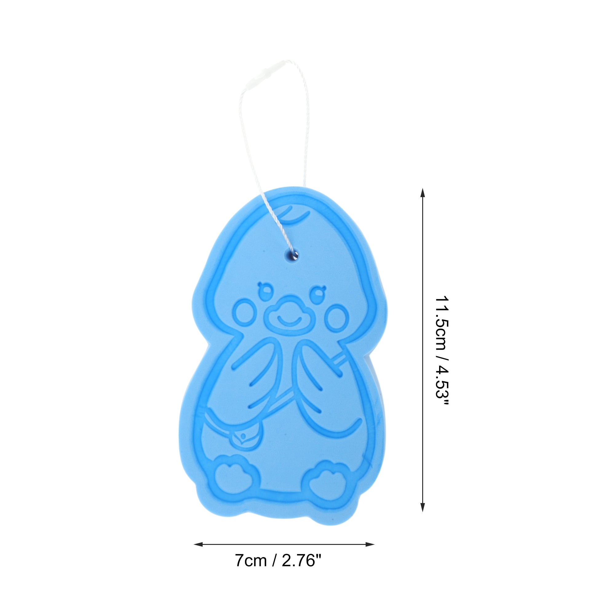 Unique Bargains Cartoon Bath Brush Body Scrubber for Shower 4.53"x2.76"x1.1" Sky Blue