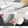 thumbnail image 3 of Black White Gold Wave Marble Kitchen Rug Mat,Kitchen Runner Rugs Non Skid Washable,Decorative Kitchen Floor Mats for Kitchen,Sink,Laundry,17"X47", 3 of 5