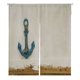 thumbnail image 1 of ABPHQTO Ancla azul de madera vieja blanco marrón para conceptos japonés Noren cortina puerta ventana tratamiento cortinas 85x150 cm, 1 of 1