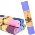 thumbnail image 6 of Yoga mat 0.2 inches thick, with nylon strap, suitable for both men and women - anti slip exercise mat, suitable for home yoga, Pilates, stretching, flooring, and fitness exercises, 6 of 8