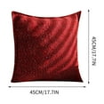 thumbnail image 3 of Xihbxyly Cojín Navideño Rojo, Funda de Cojín de Poliéster Suave, Decoración Navideña para Dormitorio y Sala de Estar, Idea de Regalo Perfecta, Fácil de Limpiar, Tamaño de 45 X 45 Cm, Uso Versátil par, 3 of 6