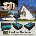thumbnail image 3 of WZRELB RBP300012 3000W 12V 110~120V Pure Sine Wave Solar Power Inverter DC to AC System, 3 of 8