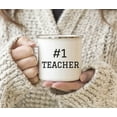 thumbnail image 3 of Koyal Wholesale Stainless Steel Campfire Coffee Mug, #1 Teacher, 1-Pack, 3 of 4