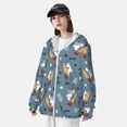 thumbnail image 3 of Balery Surf Shark Sudadera ligera de manga larga con capucha y protección solar UPF 50+ para hombre y mujer, ideal para pesca y running-Large, 3 of 7