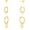 June - Pearl, variant on 3 Pairs Gold Earrings Set - 14K Gold Plated Stacks Earring Bow Pearl Butterfly Heart Clover Star Moon Diamond Starburst Huggie Hoop Earrings for Women Trendy Jewelry
