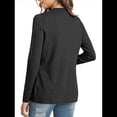 thumbnail image 2 of Suéter Tipo Cárdigan Abierto para Mujer (Disponible en Grandes), Color Negro, Talla XL, 2 of 7