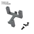 thumbnail image 3 of QualitChoice RC Car Servo Mount Fixed Bracket Upgrade Steering Replaceable Mounting Holder Control Remote Accessories Fixing Vehicle Gray 1Set, 3 of 6