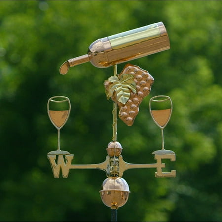 Good Directions Wine Bottle Weathervane