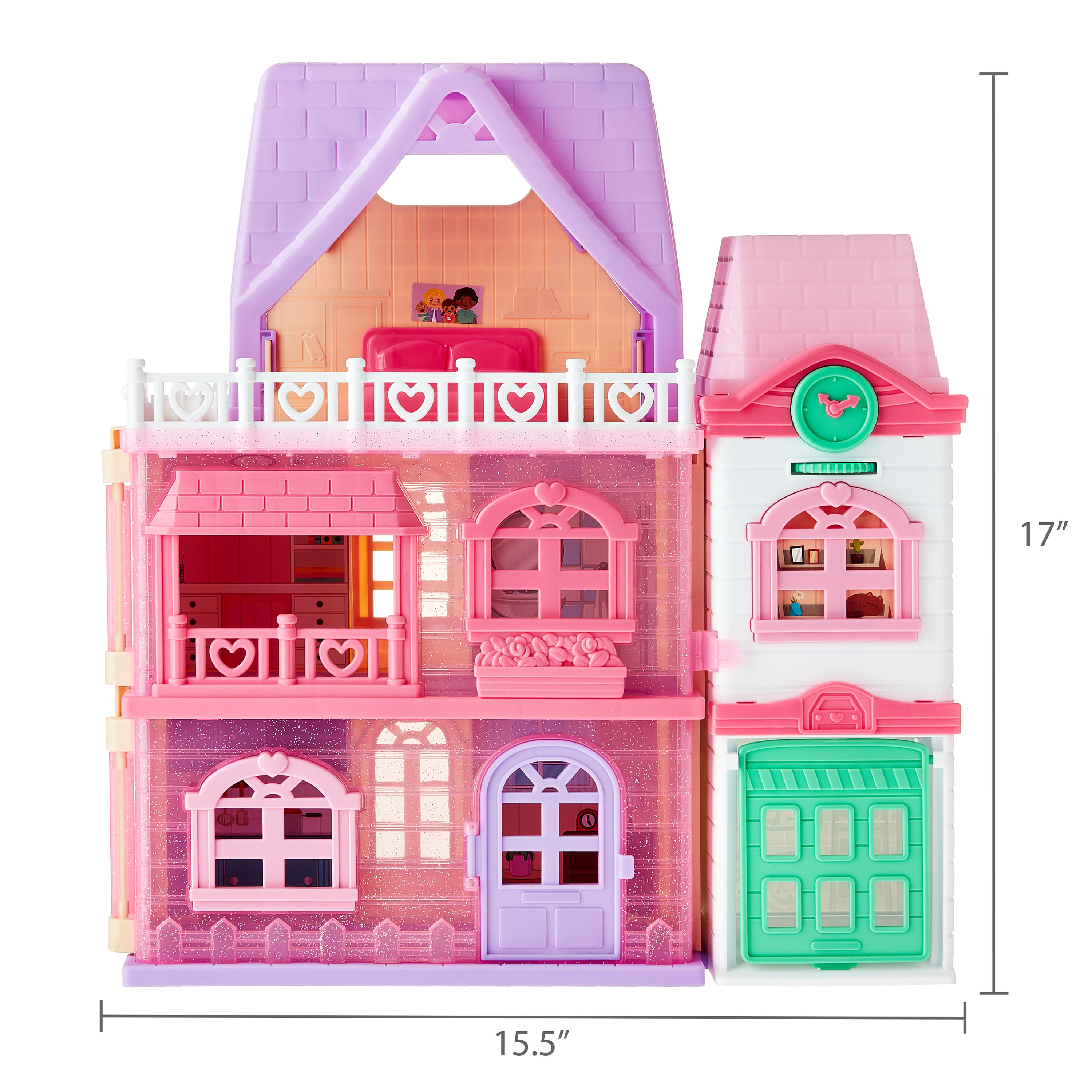 Kid Connection Dollhouse Playset with Light Projector photo 8