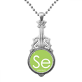 thumbnail image 1 of Chestry Elements Period Table Chalcogens Element Selenium Se Pendant Jewelry Music Guitar Torque Hangtag, 1 of 3
