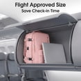 thumbnail image 5 of TRANSLINK Backpack with USB Charging Port, Water Resistant Work Business Laptop Backpack, Airline Approved Carry On Bag for Women, Pink, 5 of 8