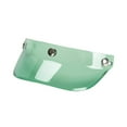 thumbnail image 2 of funtasica Helmet Peak Visor, Universal Snap Motorbike Helmet Accessories Replace Part for 3/4 Helmets Green, 2 of 8